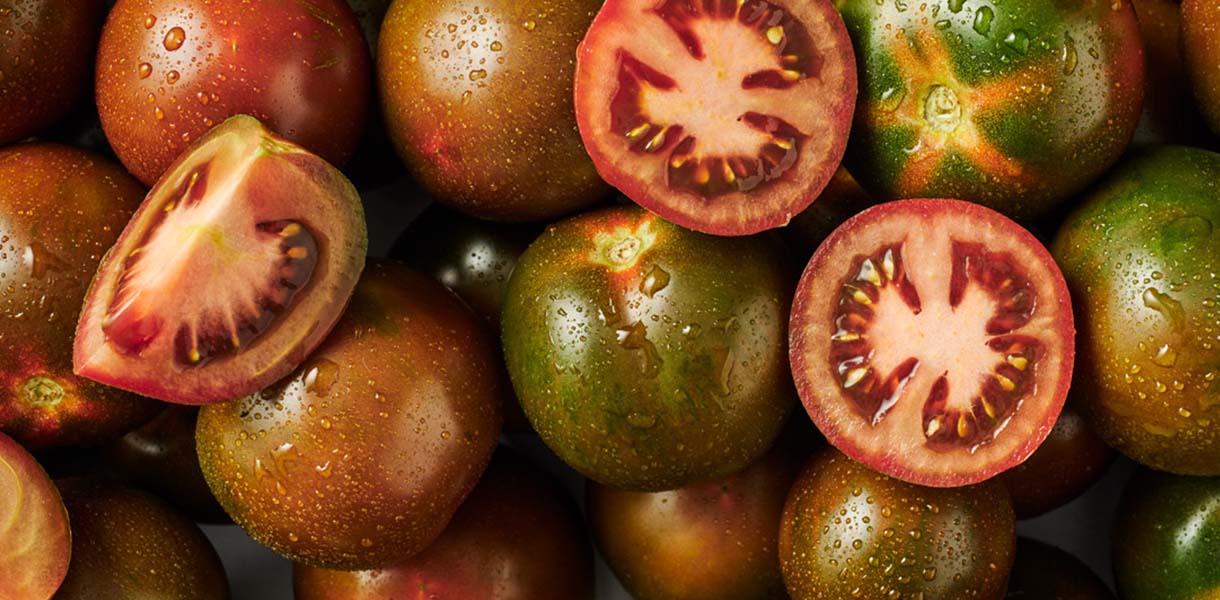 Roasted Kumato® burrata salad Perfection Fresh Australia.